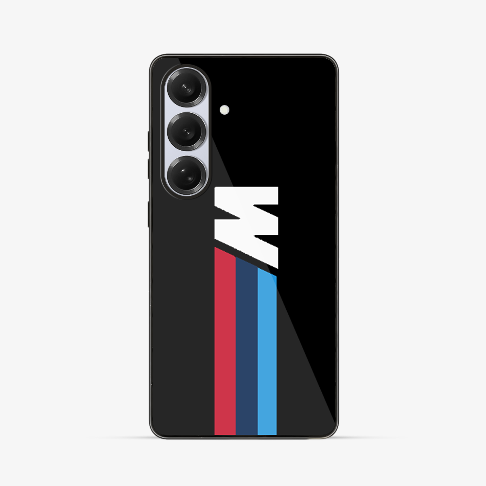 BMW M Sports Samsung Phone Case | Black Glass Case