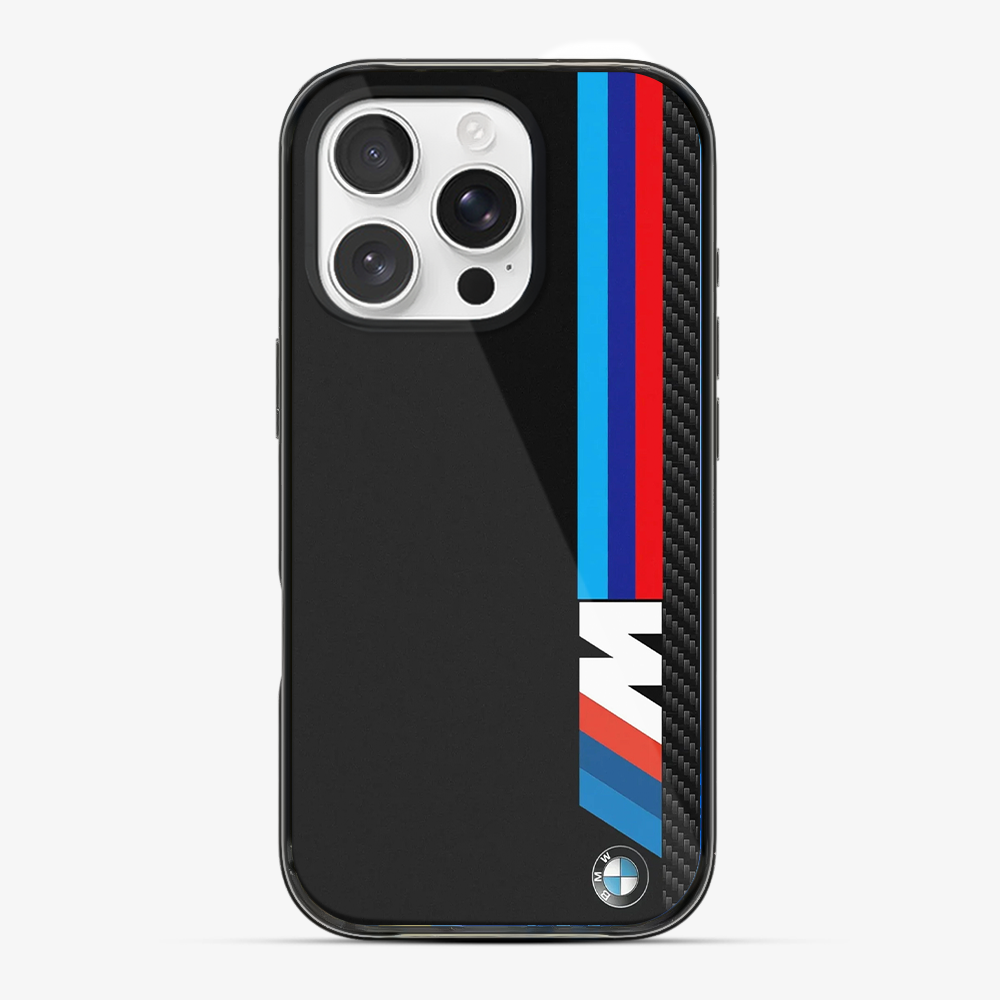 BMW M Sport Carbon Fibre Phone Case Anti Yellow Silicone Case