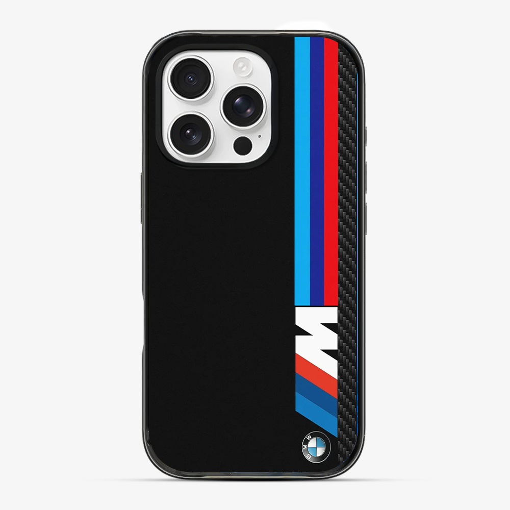 BMW M Sport Carbon Fibre Phone Case Hard 2.0 Case