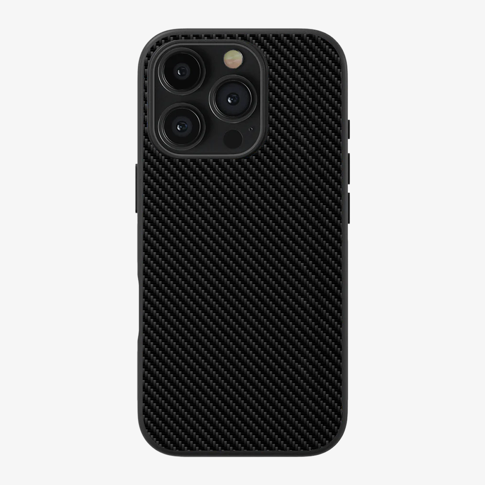 Premium Carbon Fibre Phone Case Clear Silicone Case