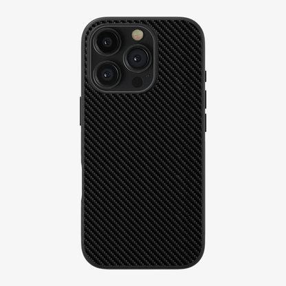 Premium Carbon Fibre Phone Case Clear Silicone Case