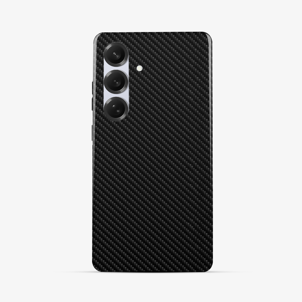 Premium Carbon Fibre Samsung Phone Case Tough Double Layer