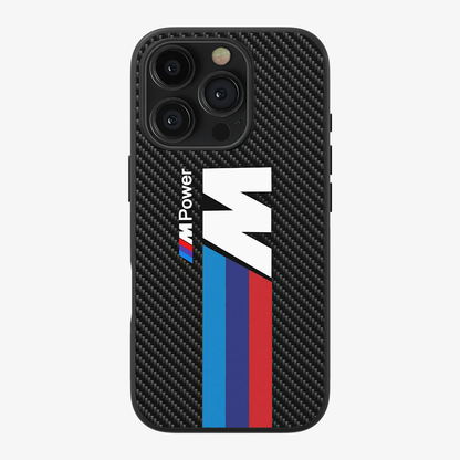 BMW M Power Carbon Fibre Phone Case Clear Silicone Case