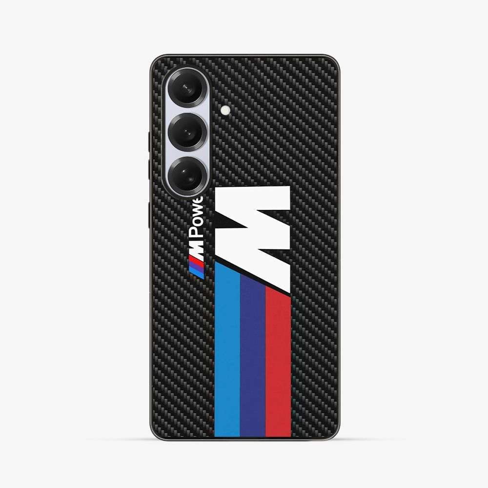 BMW M Power Carbon Fibre Samsung Phone Case Clear Silicone Case