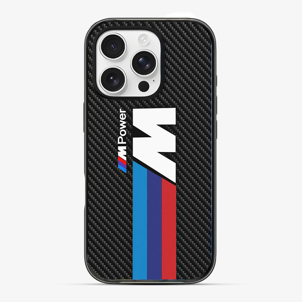 BMW M Power Carbon Fibre Phone Case Hard 2.0 Case