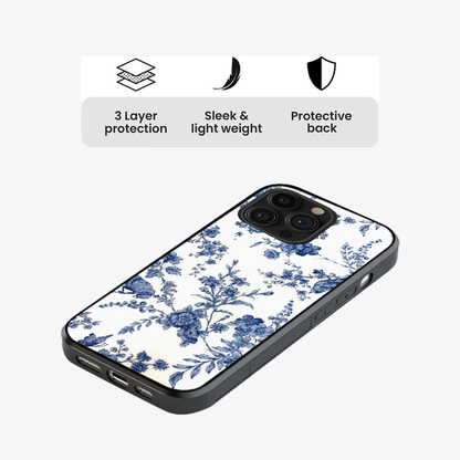 Blue Flowers Phone Case