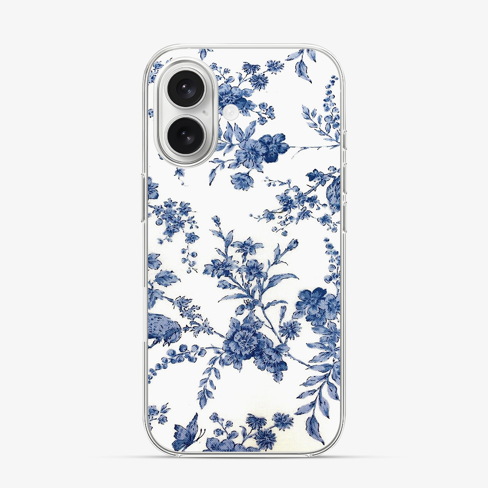Blue Flowers iPhone 17 Case
