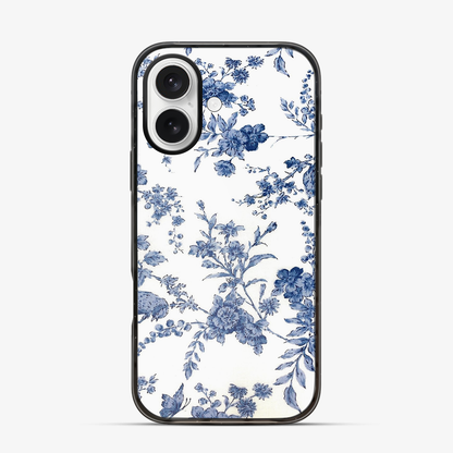 Blue Flowers iPhone 16 Case