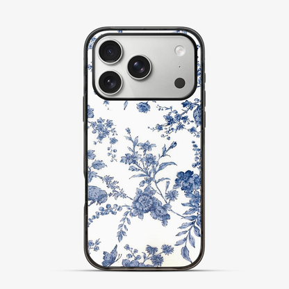 Blue Flowers iPhone 17 Pro Case
