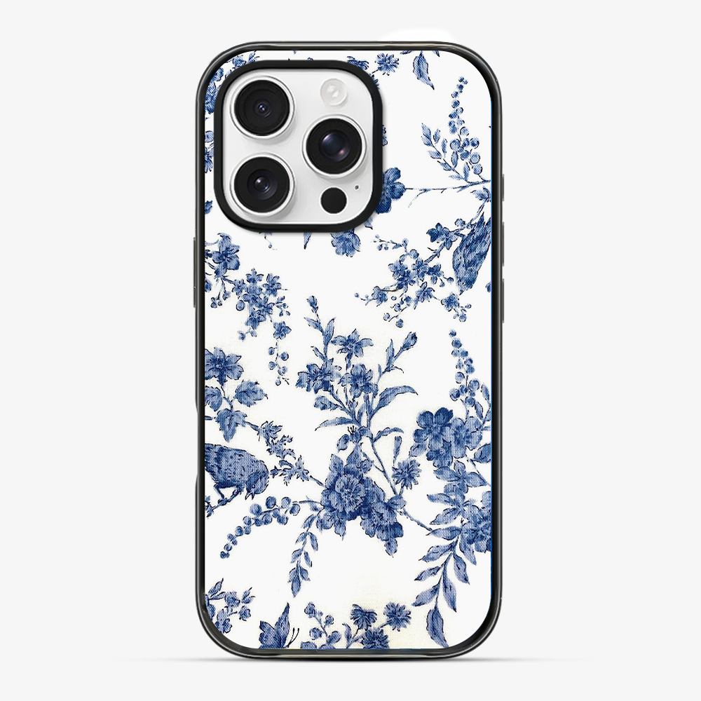Blue Flowers Phone Case Hard 2.0 Case