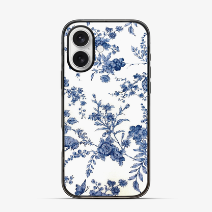 Blue Flowers iPhone 16 Case