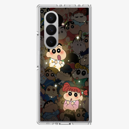 Shinchan & Nene Samsung Z Fold Phone Case