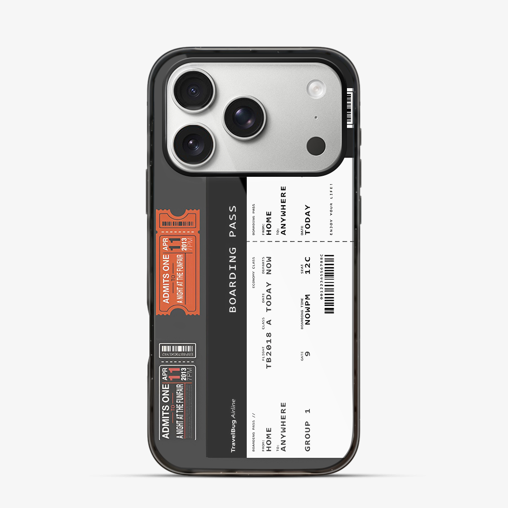 Boarding Pass iPhone 17 Pro Max Case