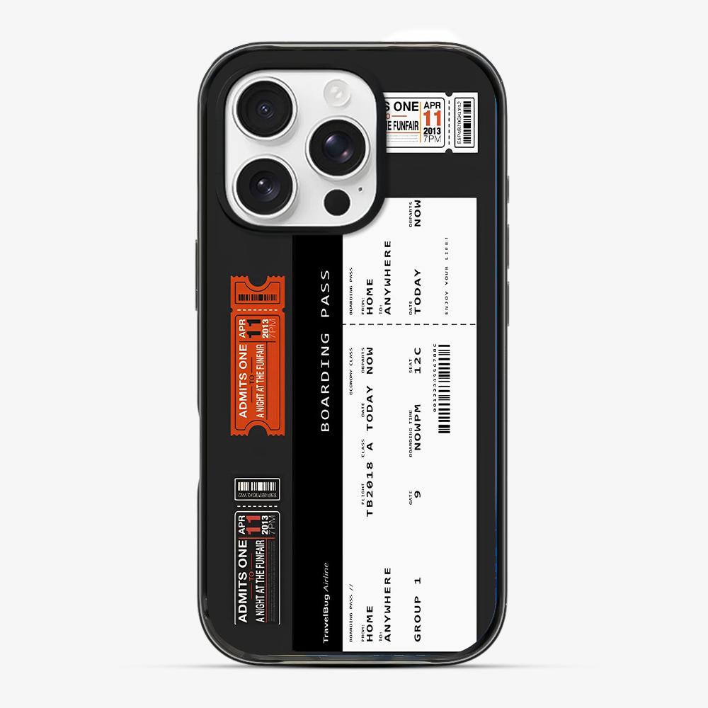 Boarding Pass Phone Case Hard 2.0 Case
