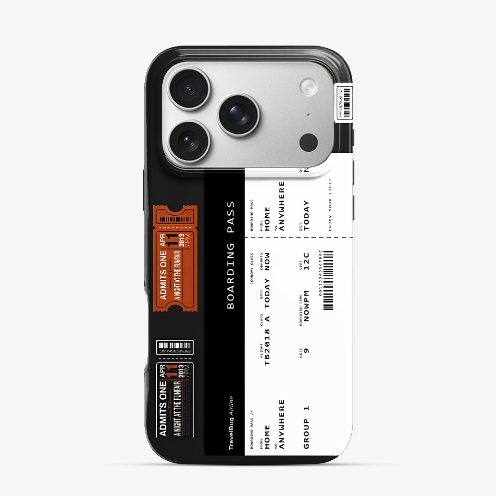 Boarding Pass iPhone 17 Pro Case