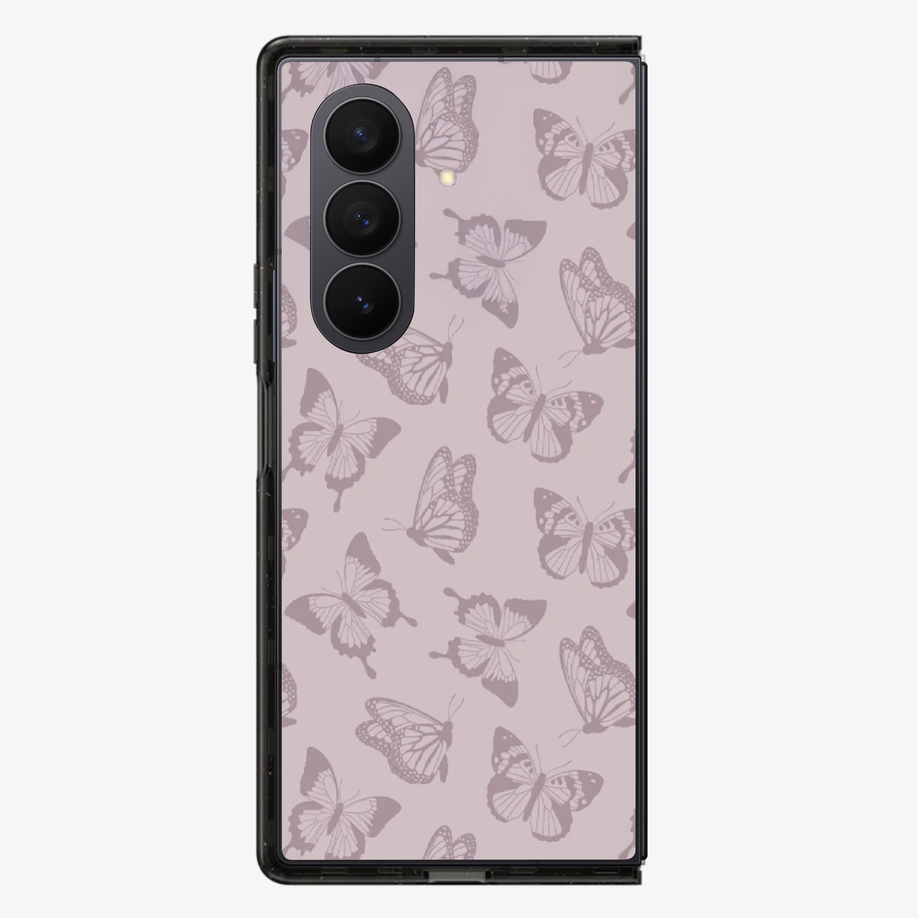 Brown Flutter Samsung Z Fold Phone Case