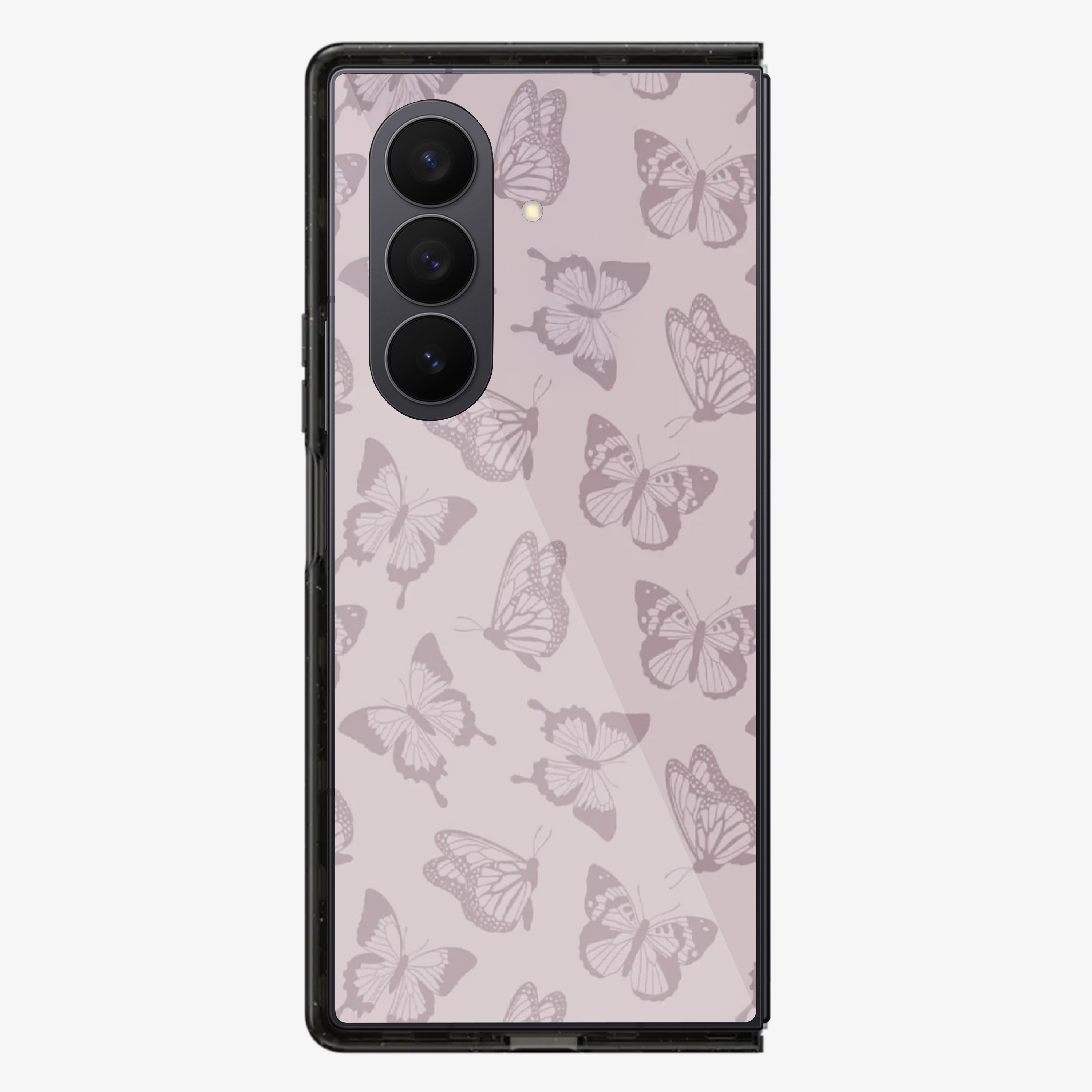 Brown Flutter Samsung Z Fold Phone Case