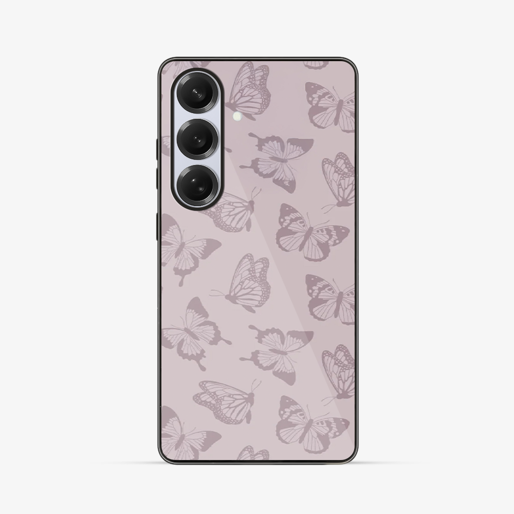 Brown Flutter Samsung Phone Case Glass Case