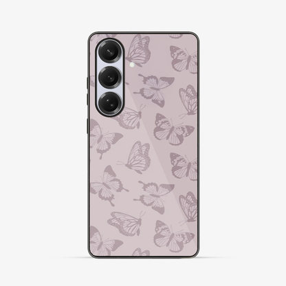 Brown Flutter Samsung Phone Case Glass Case