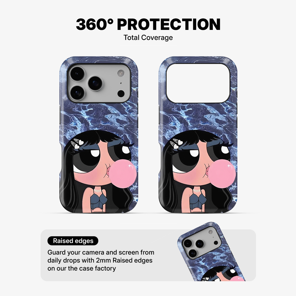 Bubbles Baddie Phone Case