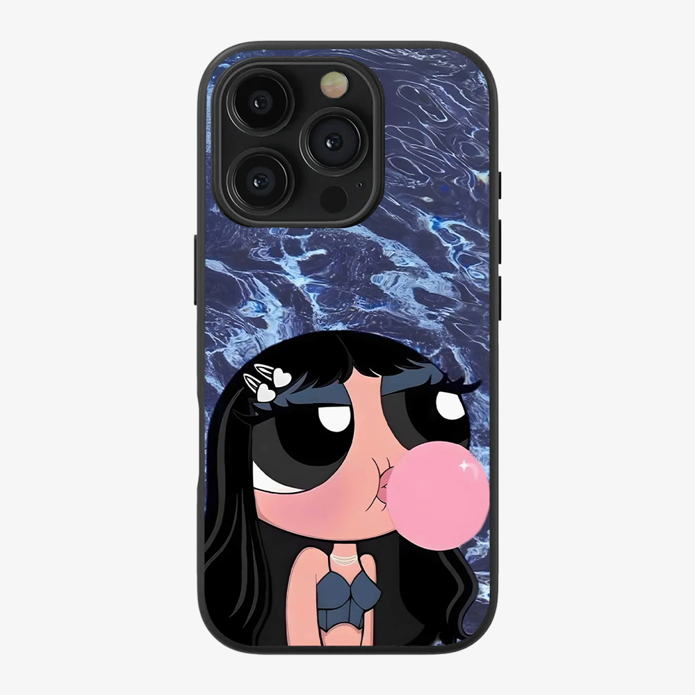 Bubbles Baddie Phone Case Clear Silicone Case