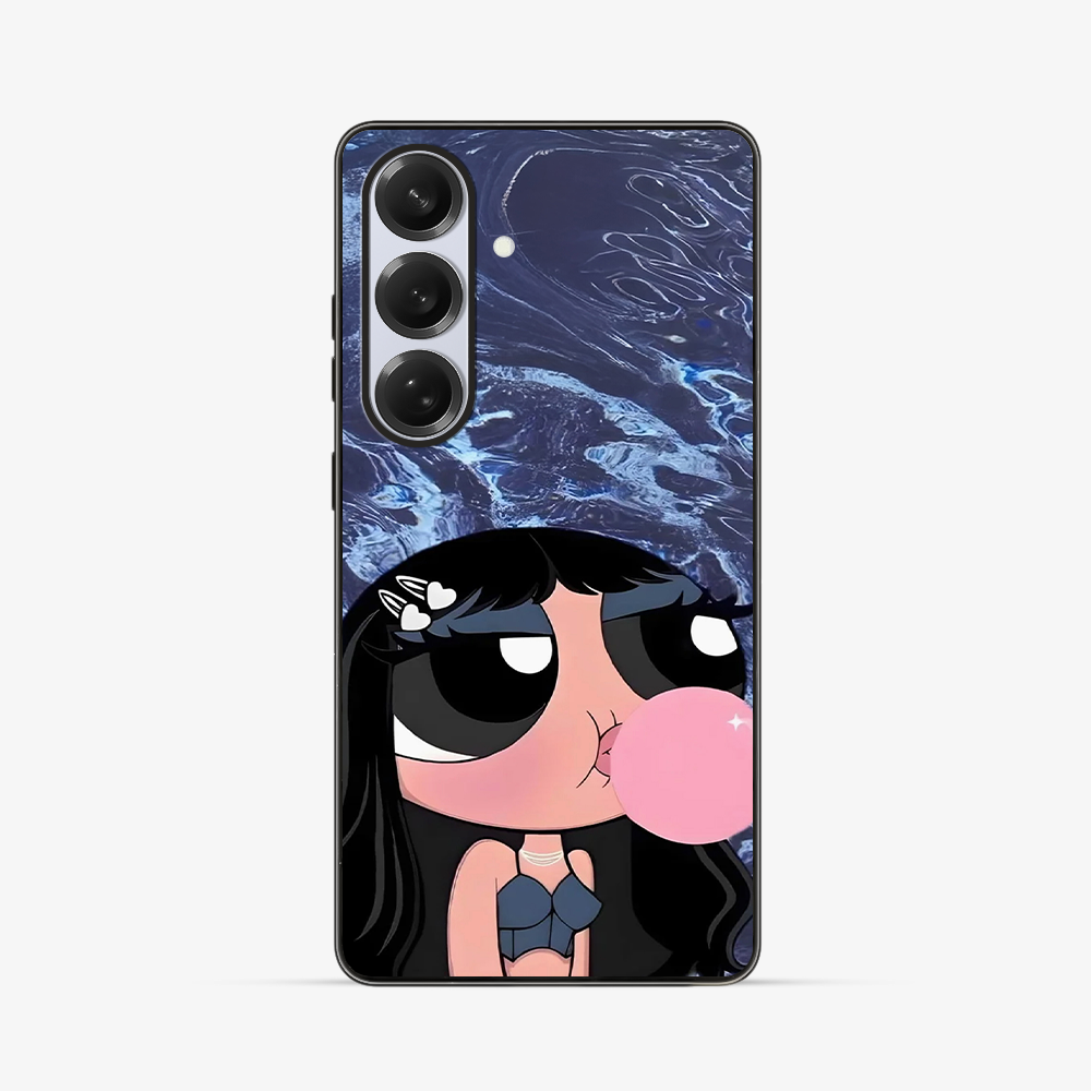 Bubbles Baddie Samsung Phone Case Clear Silicone Case