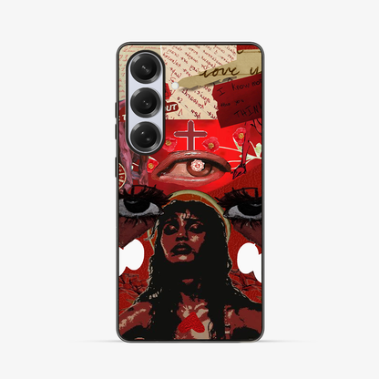 Daring Rebel Samsung Phone Case Clear Silicone Case