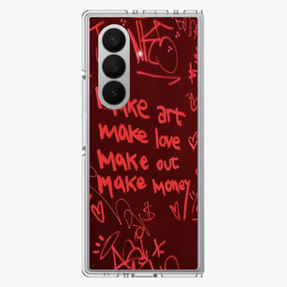 Fierce Rebel Samsung Z Fold Phone Case
