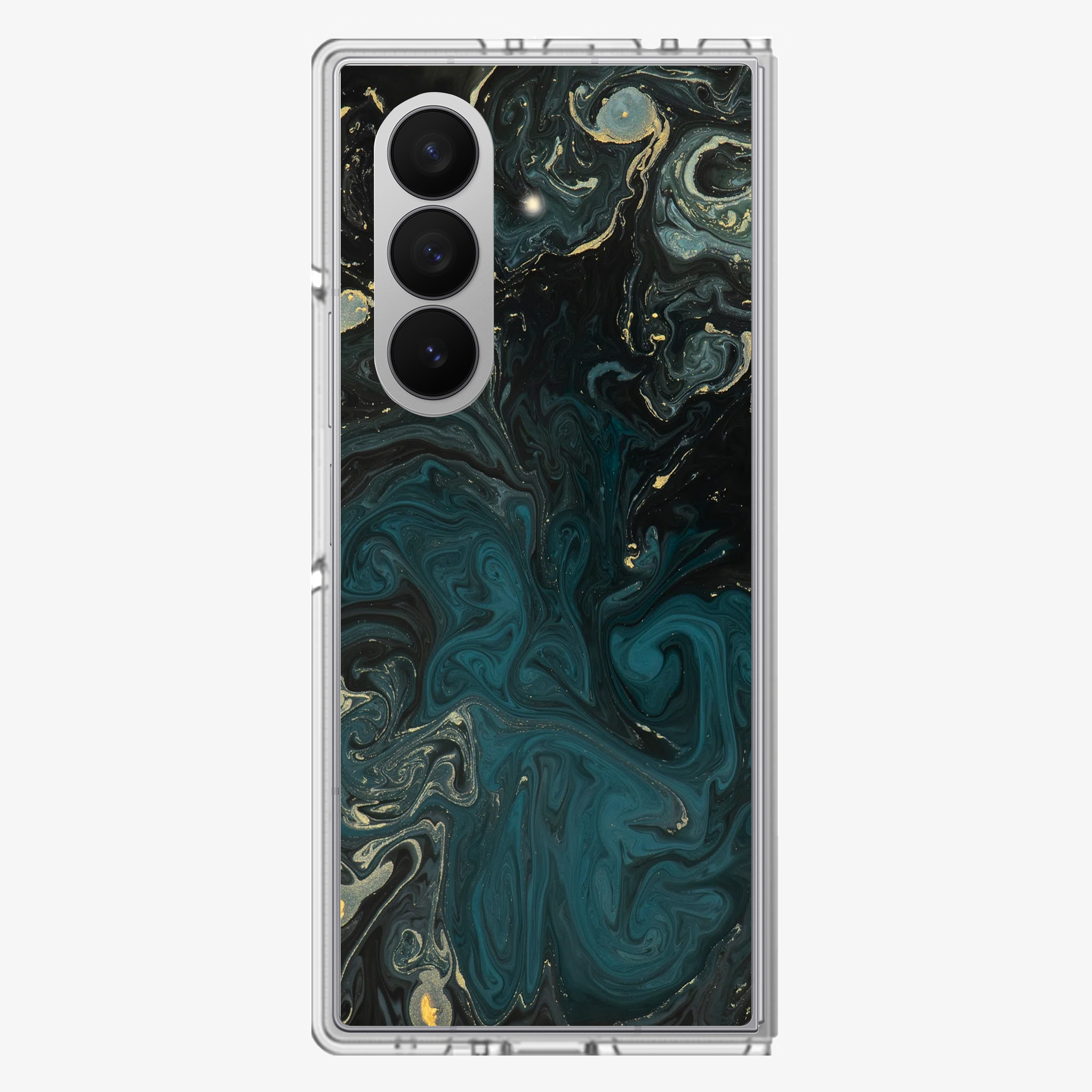 Green Gold Samsung Z Fold Phone Case