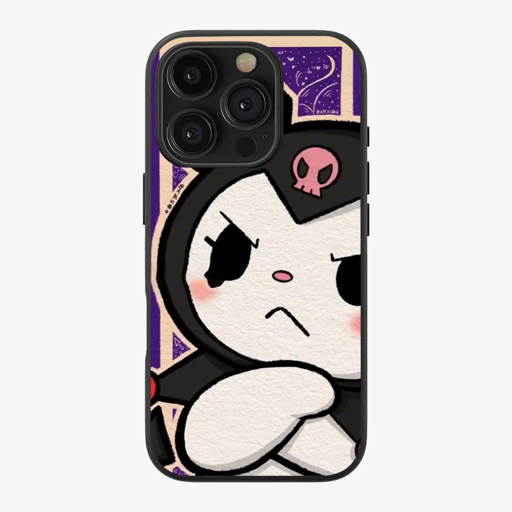 Kuromi Gaze Phone Case Clear Silicone Case