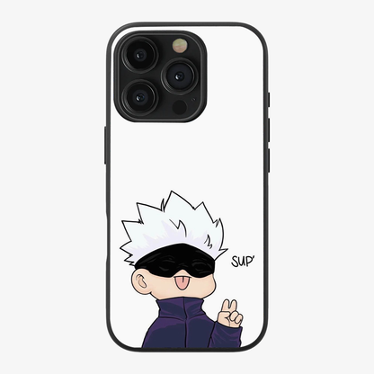 Gojo Satoru Phone Case Clear Silicone Case