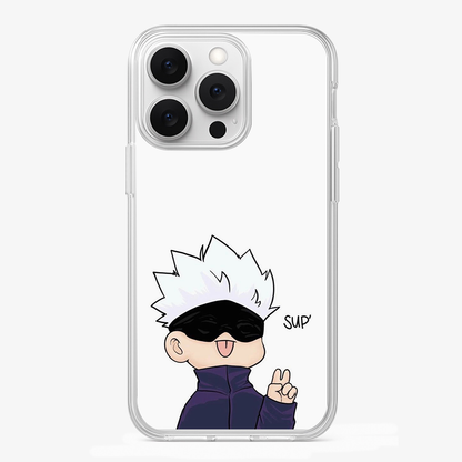 Gojo Satoru Phone Case Glass Case
