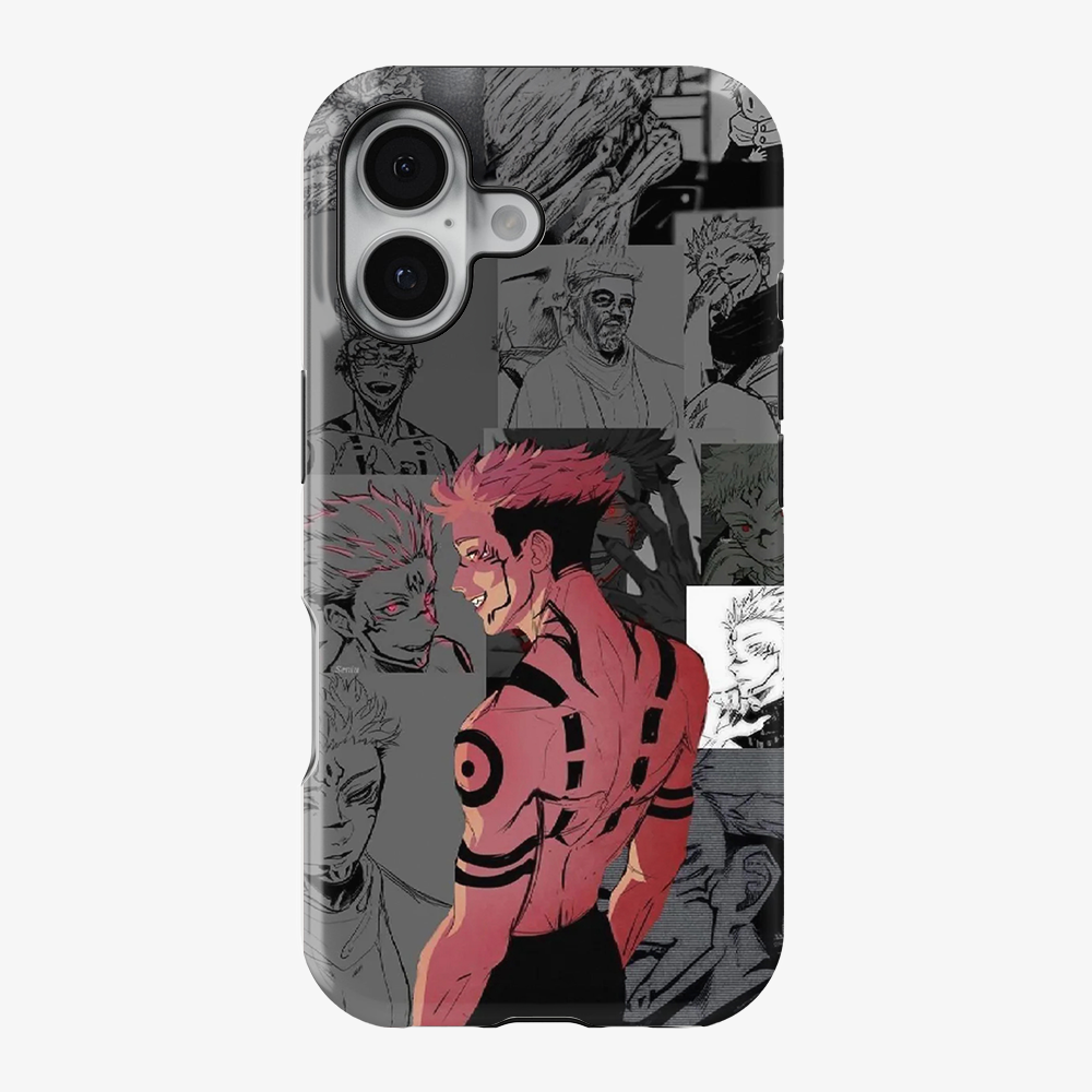 Sukuna Silhouette Phone Case