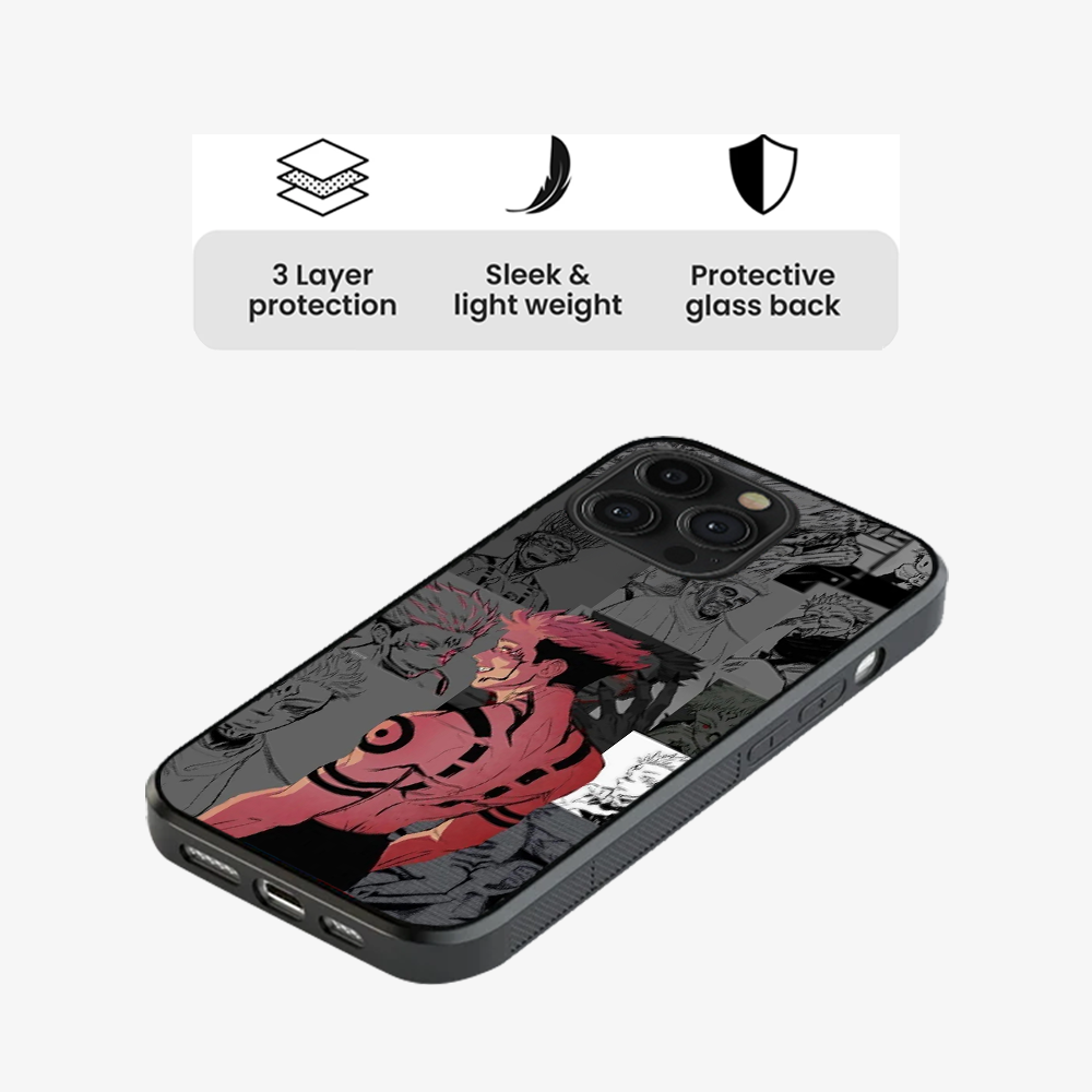Sukuna Silhouette Phone Case