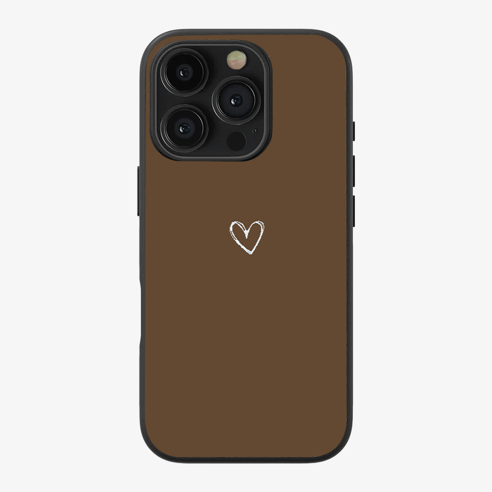 Brown Heart Case