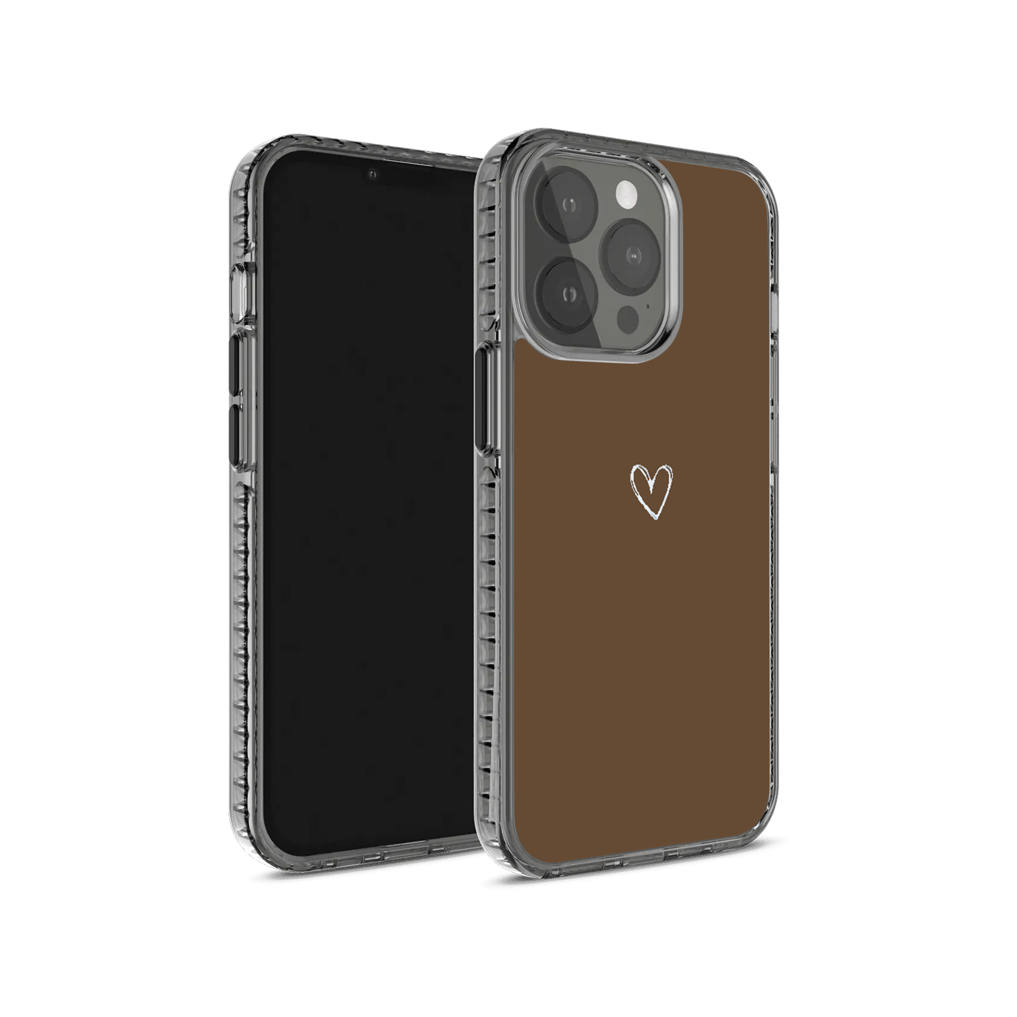 Brown Heart Stride 2.0 Case