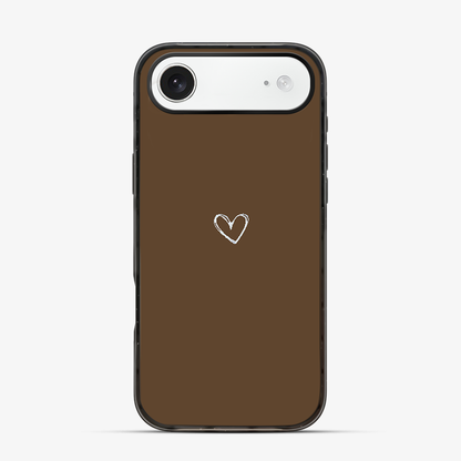 Brown Heart iPhone Air Case