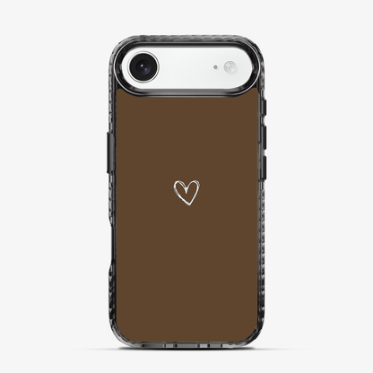 Brown Heart iPhone Air Case