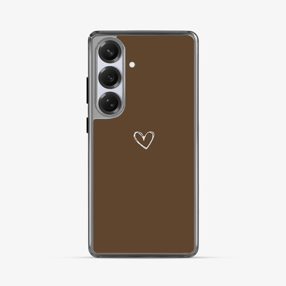 Brown Heart Samsung Phone Case Stride 2.0 Case