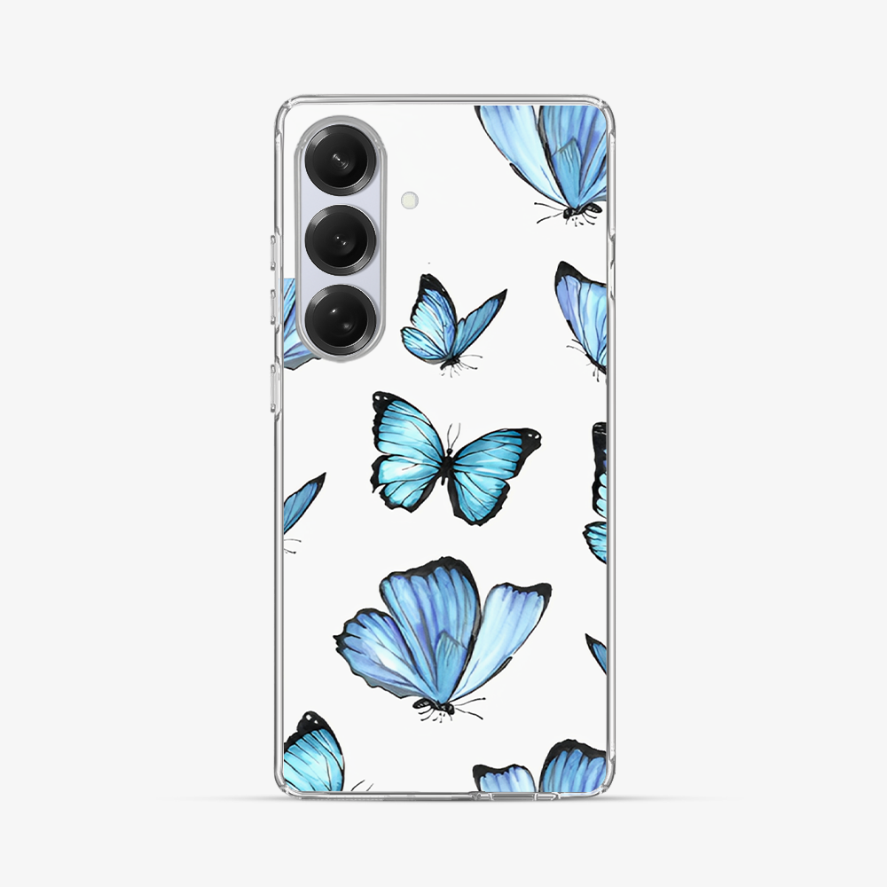 Butterfly Samsung Phone Case | Blue Hard 2.0 Case