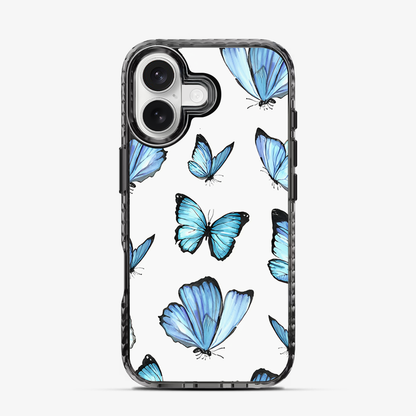 Blue Butterfly iPhone 17 Case