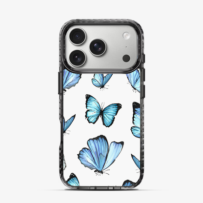 Blue Butterfly iPhone 17 Pro Max Case