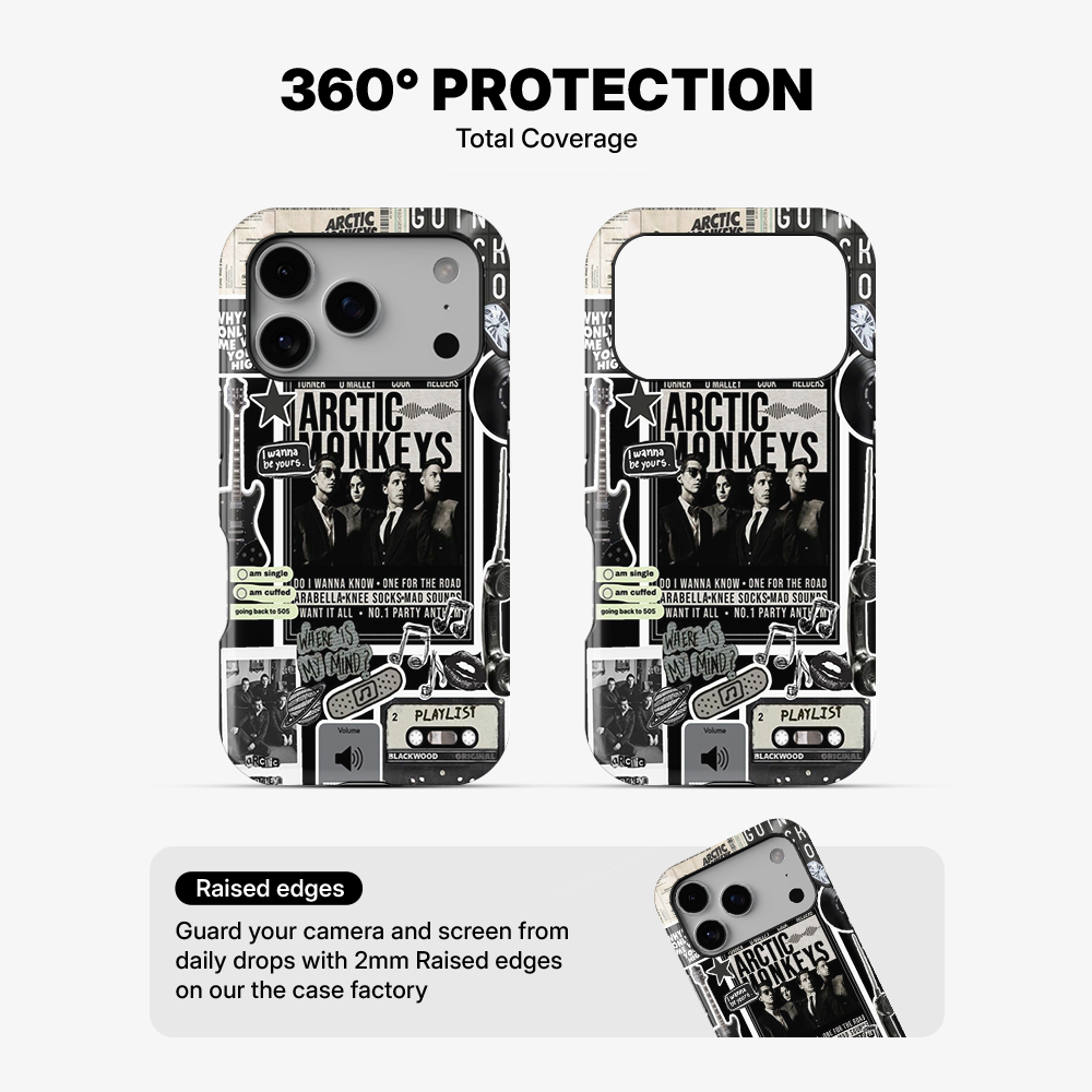 Arctic Monkeys Sticker Phone Case