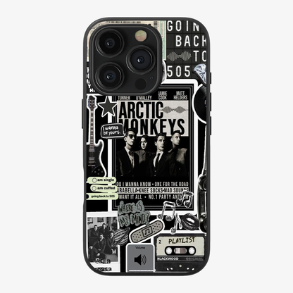Arctic Monkeys Sticker Phone Case Clear Silicone Case