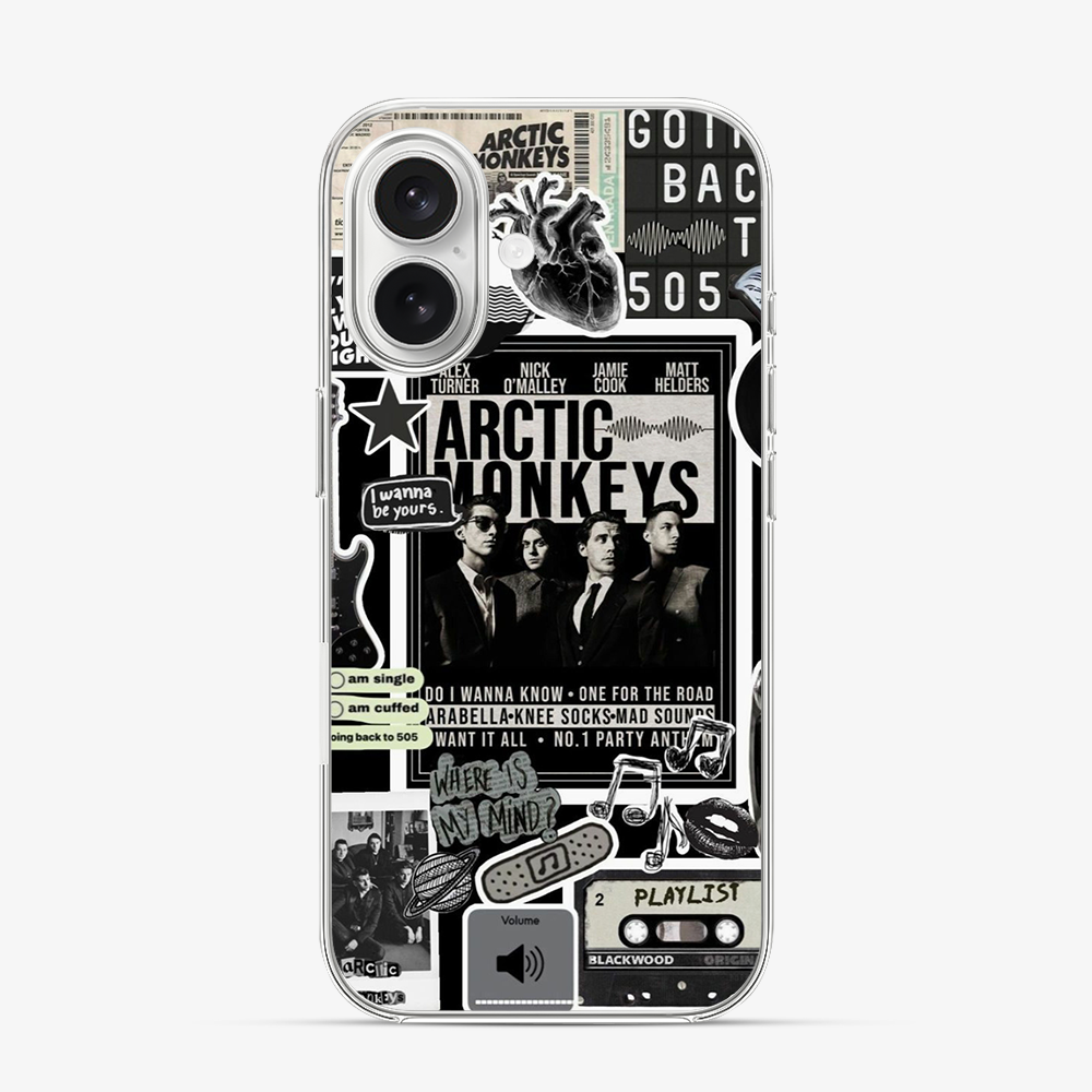 Arctic Monkeys Sticker iPhone 16 Case
