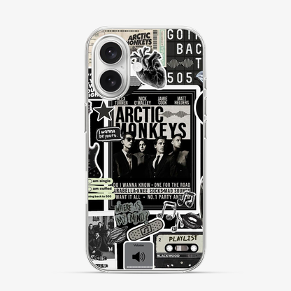 Arctic Monkeys Sticker iPhone 16 Case