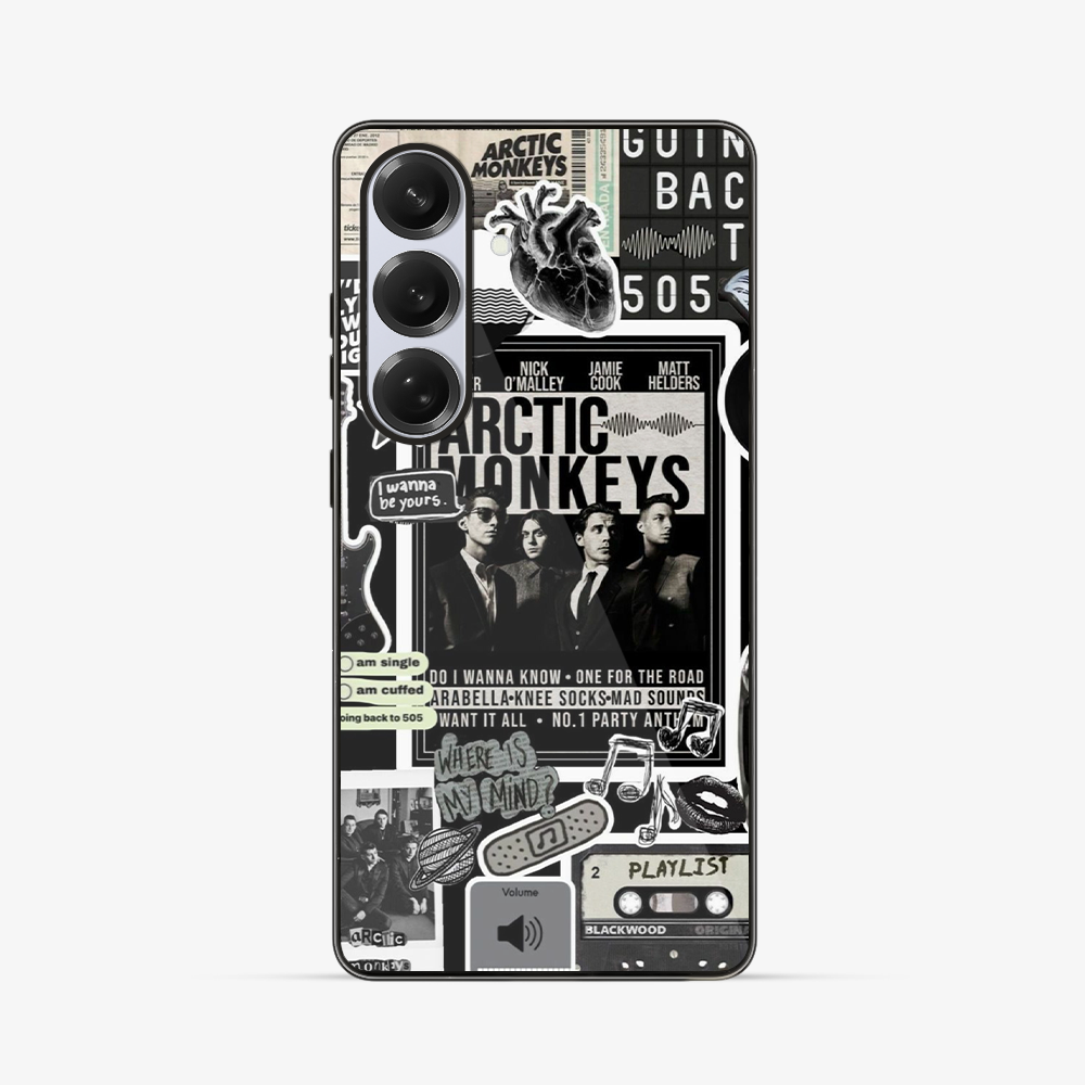 Arctic Monkeys Sticker Samsung Phone Case Glass Case
