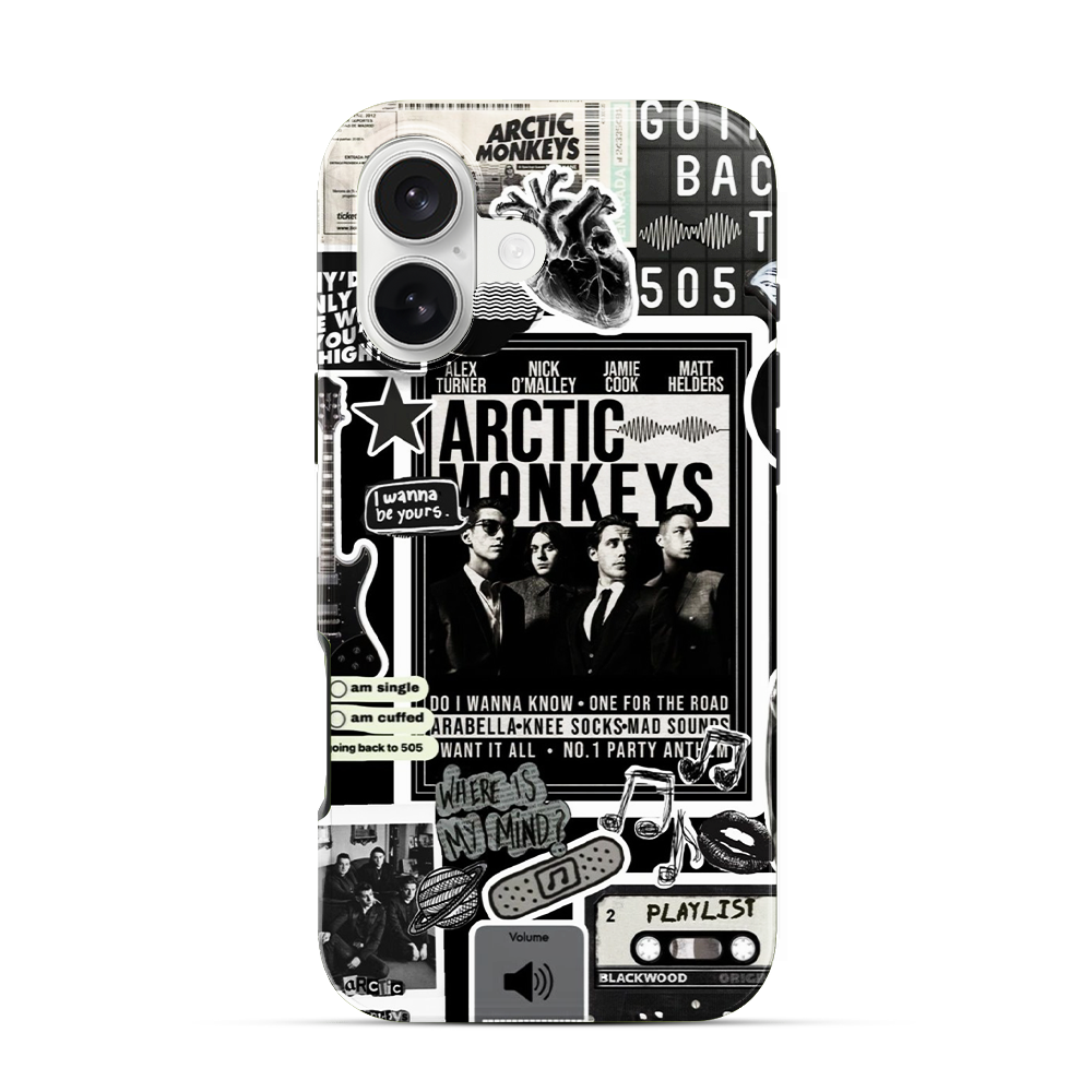 Arctic Monkeys Sticker iPhone 16 Case