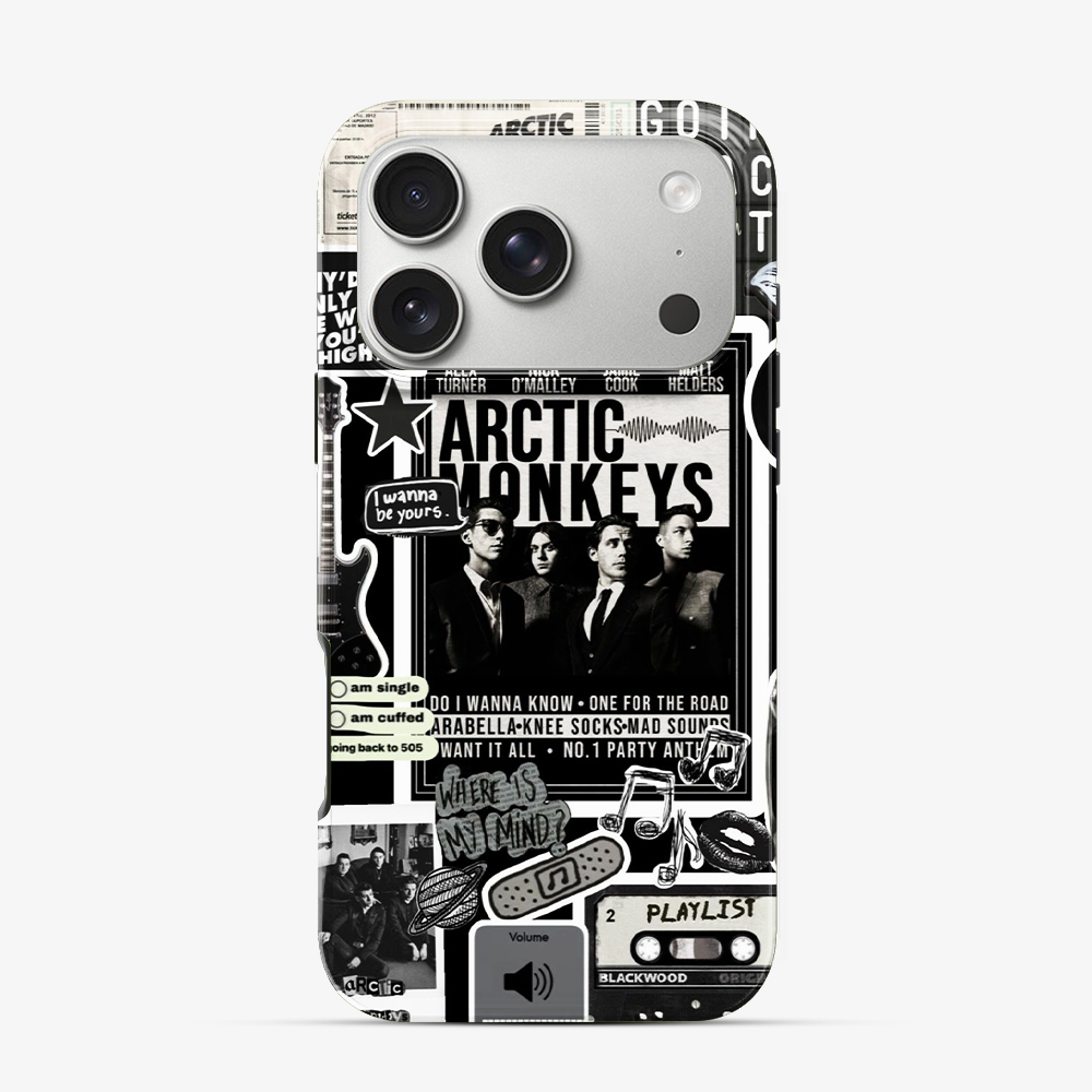 Arctic Monkeys Sticker iPhone 17 Pro Case