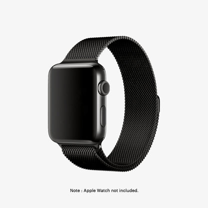 Space Black Magnetic Milanese Loop Apple WatchBand
